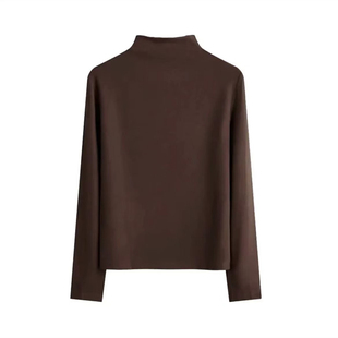 单/两件装 秋冬保暖双面德绒打底衫女半高领修身显瘦内搭长袖T恤