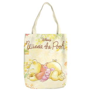 小维尼熊 Winnie the Pooh 帆布袋 手提袋大容量卡通购物单肩包包