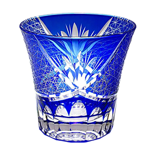 江户切子日式手工洋酒杯水晶玻璃威士忌酒杯家用玻璃酒杯微瑕清仓