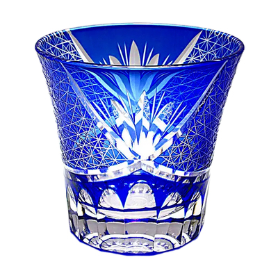 江户切子日式水晶玻璃威士忌杯