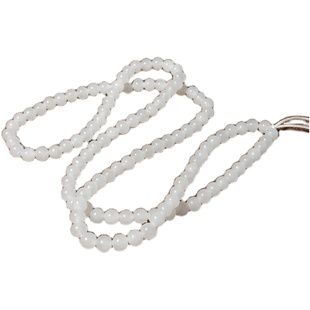 方言和田玉特惠仅220元精品108颗项链白玉5mm圆珠多用手串手链X