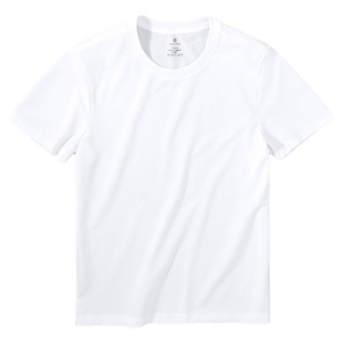 【凉感速干】MrBu布先生抗皱通勤T恤短袖男夏上衣透气索罗娜圆领