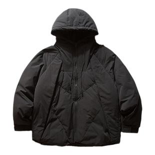 2025冬季新款棉服男款连帽设计感宽松加厚保暖美式外套潮流棉衣袄