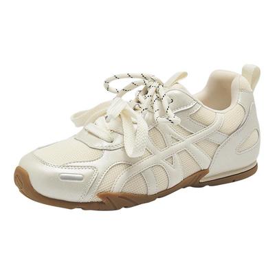 15mins紫色芭蕾德训鞋女2025新款