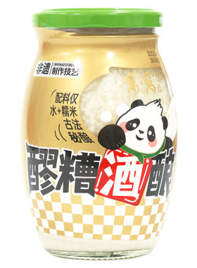 窝窝醪糟原味酒酿米酒429g瓶装传统发酵四川特产炒菜调味糯米国货