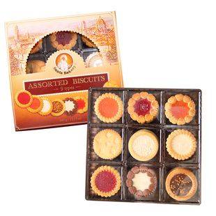 俄罗斯进口夹心曲奇饼干巧克力味休闲零食品礼盒伴手礼下午茶甜点