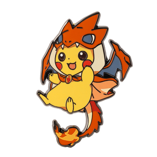 FooLii孚狸自制喷火龙皮卡丘神奇宝贝卡通动漫金属徽章现货宝可梦