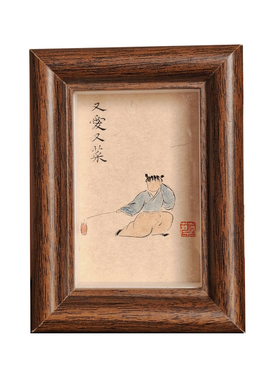 3寸国画人物画桌面摆台