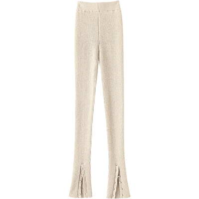 启超高端100%纯山羊绒裤