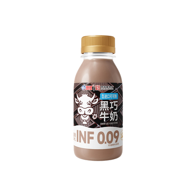 海河牛奶低温黑巧牛奶210ml*8瓶