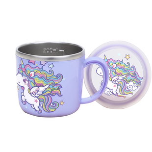 儿童水杯家用带刻度保温幼儿园不锈钢牛奶杯防摔敞口宝宝喝水杯子