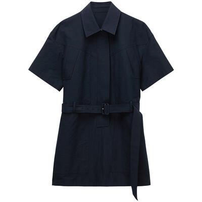 OCHIRLY欧时力配腰带工装连衣裙