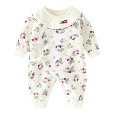 班级小客春秋纯棉初生儿连体衣