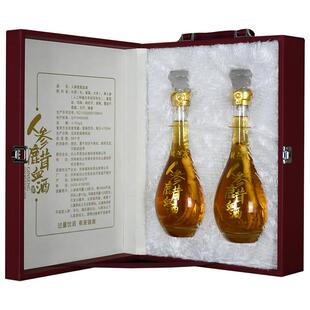 高档礼盒装人参鹿茸血酒53度2瓶东北长白山养生滋补酒礼品送长辈