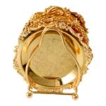 欧式复古宫廷杯垫高颜值吧唧托不锈钢网红鸡尾酒咖啡茶杯垫收纳架