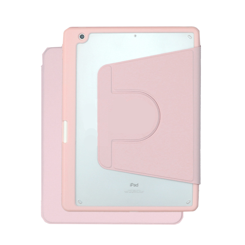 2024新款ipad保護(hù)套360旋轉(zhuǎn)Air5/4亞克力Pro11防彎10帶筆槽十第9代10.2蘋果2021平板air殼8帶6筆槽mini6硬底