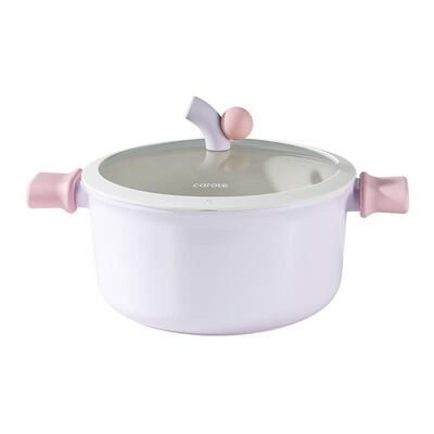 卡罗特钛陶瓷不粘锅双耳汤锅炖锅