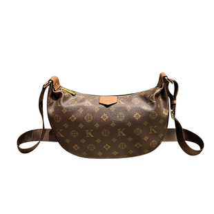 香港品牌包包女款2025新款大容量复古饺子包真皮高级感单肩斜挎包