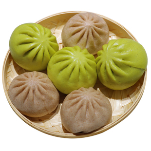 手工豆沙包子早餐红豆小馒头速冻儿童面点营养食品早点蒸煮半成品
