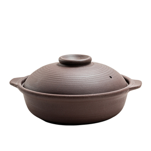 砂锅老式土陶无釉耐高温干烧不裂家用煲仔饭专用锅煲汤小号陶瓷煲