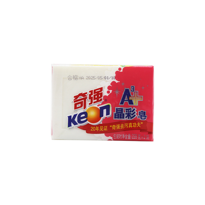 奇强晶彩皂洗衣皂去污去渍透明皂