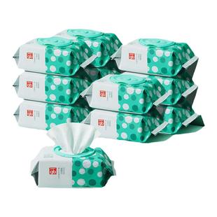 【曹颖甄选】gb好孩子温泉水湿纸巾婴儿手口湿巾家庭实惠80抽12包