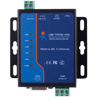 【有人物联网】双串口通讯服务器Modbus RTU转TCP网关rs485/232转以太网网口模块工业级网络物联网通信410s