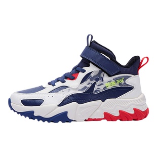 361童鞋男童棉鞋 儿童高帮加绒运动鞋青少年二棉跑鞋2025冬季短靴