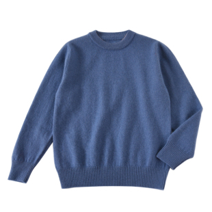 儿童纯羊绒衫男童高领毛衣女童圆领套头宝宝针织单股打底衫亲子装