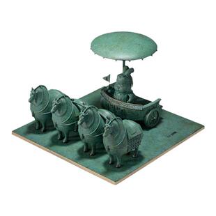铜师傅 全铜摆件《一号铜车马（萌版）》家居饰品 铜工艺品 摆件