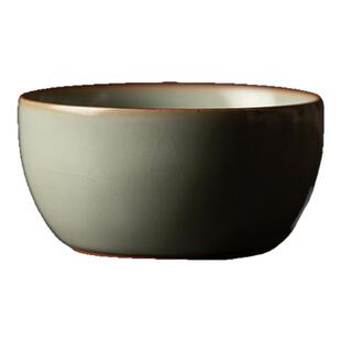 汝山明汝瓷仿古釉圆融杯汝州原矿汝窑主人杯品茗杯开片闻香杯礼盒