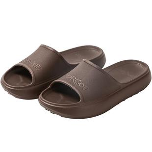 远港男士运动健身恢复拖鞋夏季防滑厚底外穿防臭踩屎感凉拖鞋夏天