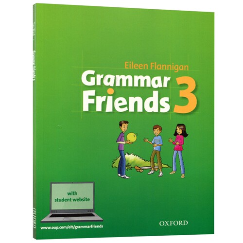 新版 牛津小学英语语法书 英文原版 Oxford Grammar Friends 3和语法做朋友 涵盖剑桥少儿英语考试语法 寒暑假短期语法课程教材
