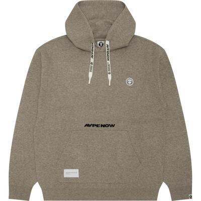 Aape字母提花简约休闲连帽针织衫