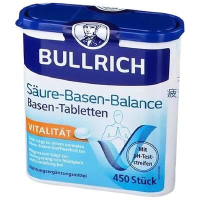 德国BULLRICH酸碱酸碱代谢尿酸平衡调解保护关节非芹菜籽 450片