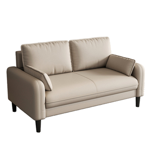 北欧简约小户型公寓卧室出租房服装店休息区接待民宿双三人小沙发