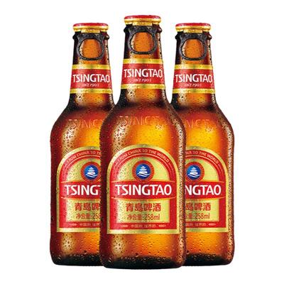 青岛啤酒小棕金258ml*12瓶包邮