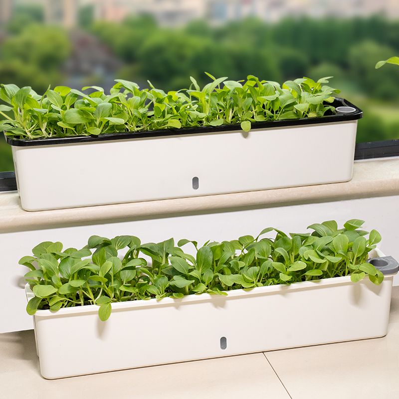 加长窄边阳台种菜盆长方形花槽蔬菜种植专用箱窗台种花葱懒人神器