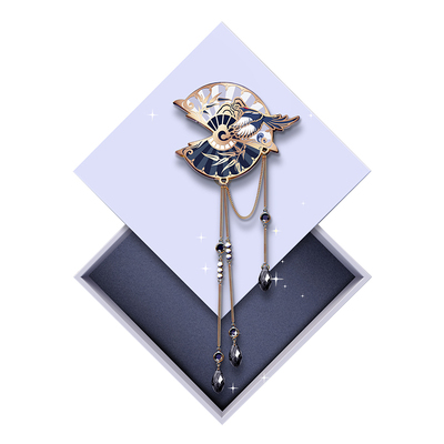 千山暮雪胸针国风配饰原创男高档