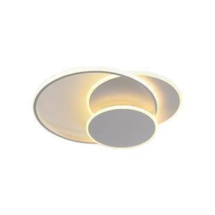 安居宝现代时尚简约奶油风餐厅卧室书房吸顶灯LED铁艺灯具