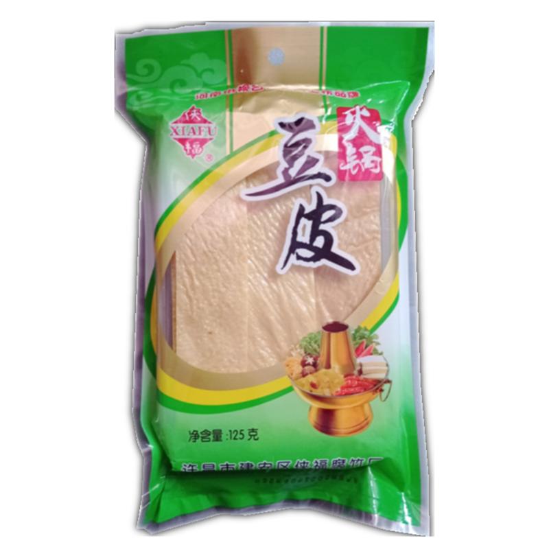 火锅菜专用豆皮超值2袋纯手工豆制品素食食材袋装许昌干豆皮推荐