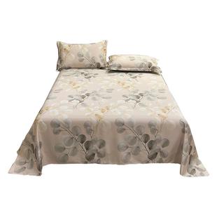 100支轻奢贡缎长绒棉纯棉床单单件双人高端被单春夏全棉定制四季