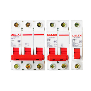 D型DZ47s德力西1P空气63A开关16A32A断路器2P家用3P空开20A25A40A