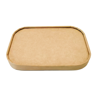 一次性碗PP盖高透明OPS盖牛皮纸盖防尘盖外卖打包盒配套盖子专拍