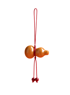 泰山老桃木平安吉祥葫芦护身符