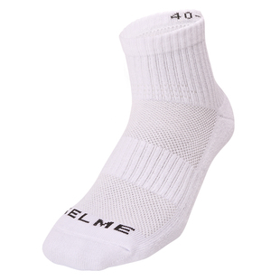卡尔美袜子男短筒女中筒袜运动袜子专业跑步训练休闲毛巾底防滑袜