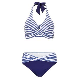 sisia2025新款比基尼泳衣女夏性感大胸小胸聚拢温泉泡澡分体泳装