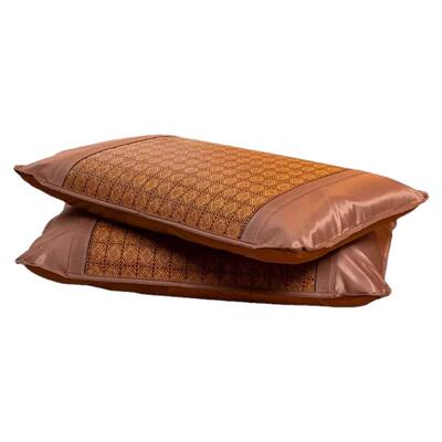 夏季凉席竹席枕套一对装藤枕套舒适单人学生藤席枕耐磨套子