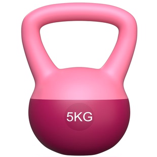 软体壶铃5kg女士健身器材家用力量训练甩提壶哑铃塑臀翘臀神器男