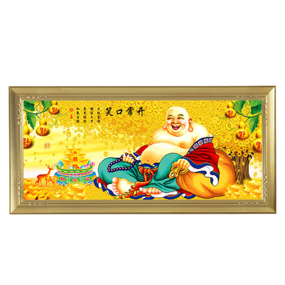 2021新款钻石画满钻中国风弥勒佛